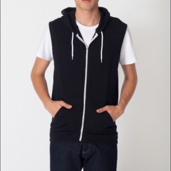 American Apparel California Fleece Sweater Vest - Picture 3 of 6